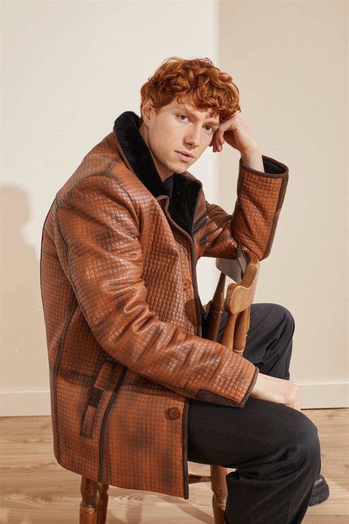 Maverik Whiskey Man Genuine Shearling Coat