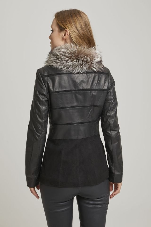 Asia Woman Leather Jacket