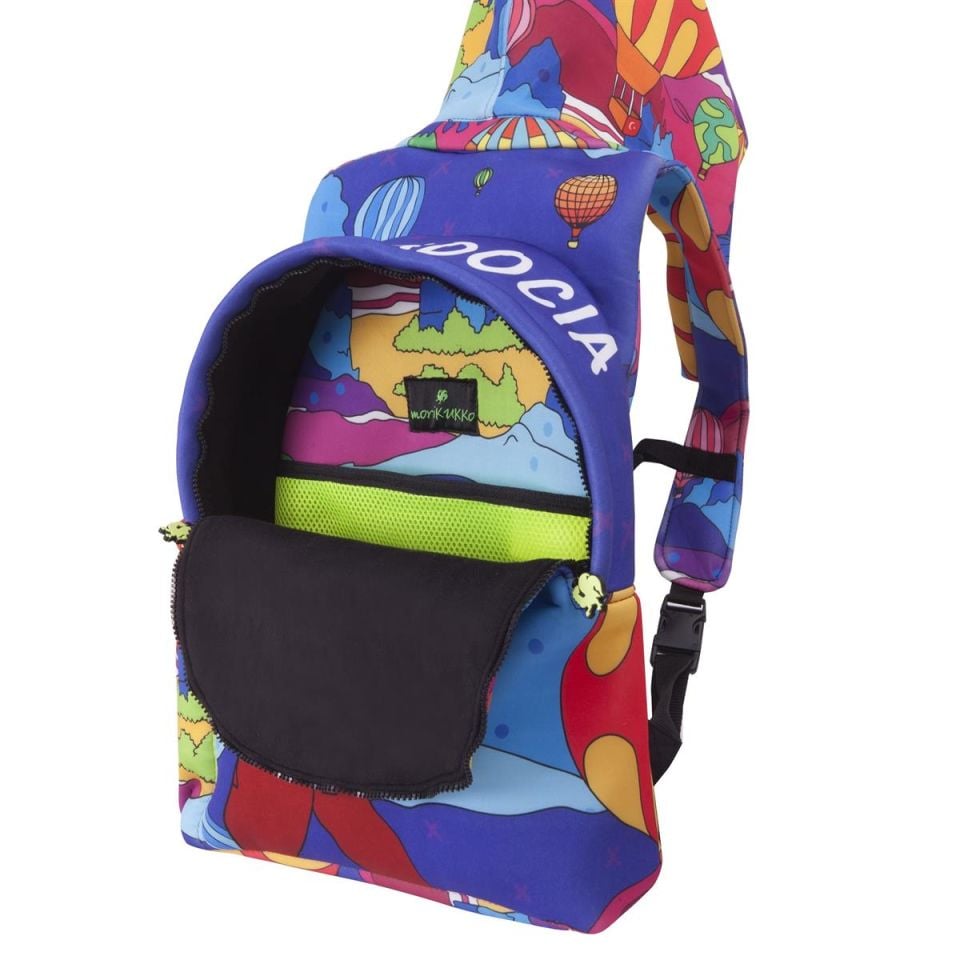 Cappadocia Patterned Ikigai City Series With Detachable Hood Backpack