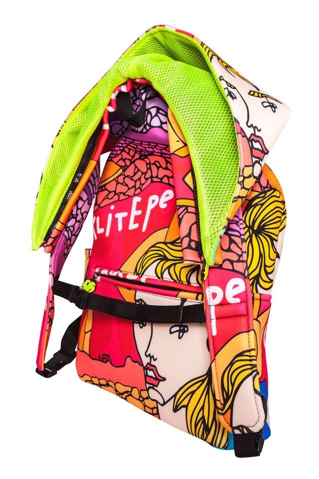 Göbeklitepe Patterned Ikigai City Series With Detachable Hood Backpack