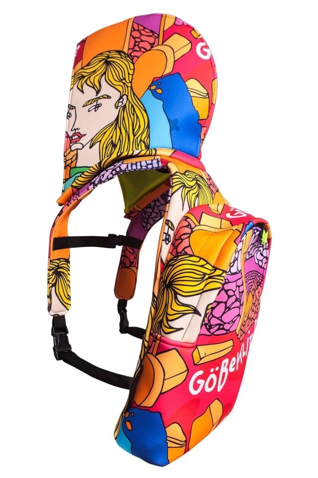 Göbeklitepe Patterned Ikigai City Series With Detachable Hood Backpack