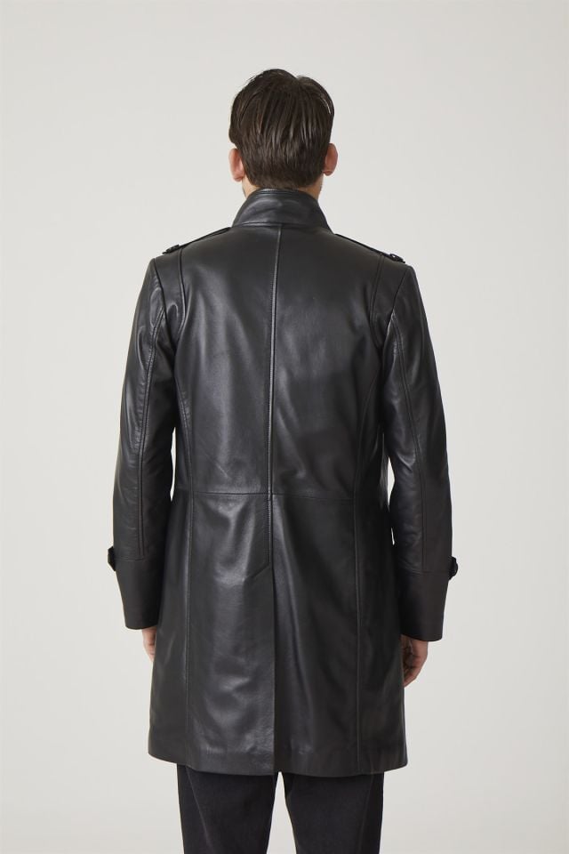 Darryl Black Men's Leather Jacket